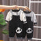 Spring and Autumn Boys Leisure Straps Two-Piece Set